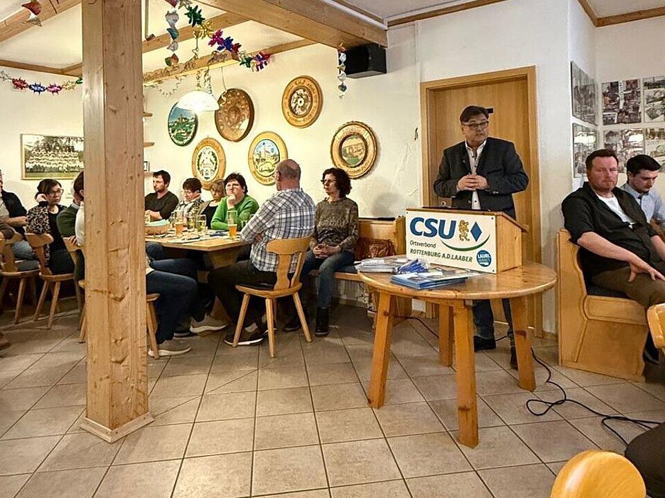 CSU Wahlveranstaltung in Gebersdorf: Breite wirtschaftliche Kompetenz der CSU Stadtratskandidaten