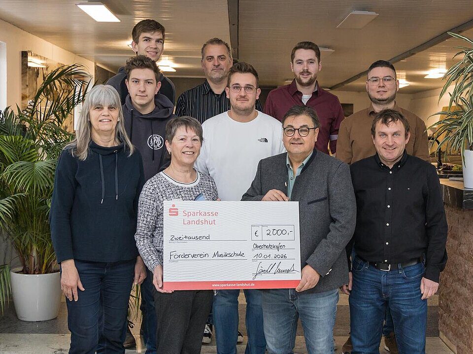 Rottenburg spendet 2.000 € an Musikschulförderverein